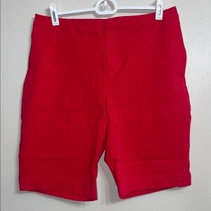 Susan Graver Bright Red Women's Shorts